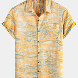 Printed Hawaiian Short Sleeve Shirt