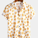 Hawaiian Tropical Floral Print Shirt