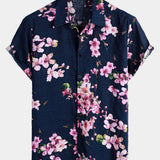 Hawaiian Tropical Floral Print Shirt