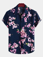 Hawaiian Tropical Floral Print Shirt