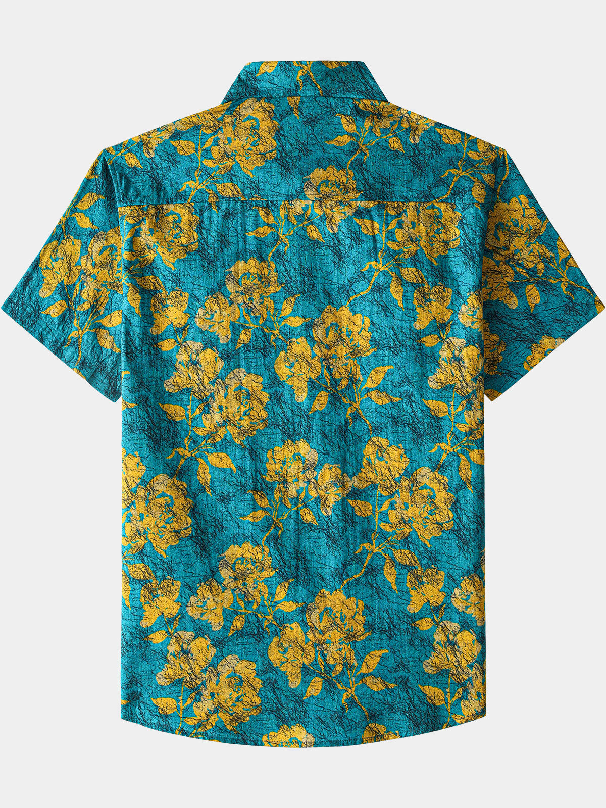 Tropical Botanical Pattern Casual Cruise Shirt