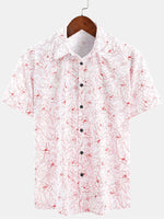 Casual Shirt, Short Sleeves, Floral Print, Summer