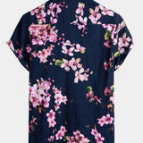 Hawaiian Tropical Floral Print Shirt