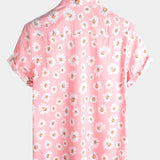Hawaiian Tropical Floral Print Shirt