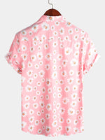 Hawaiian Tropical Floral Print Shirt