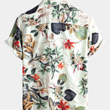 Hawaiian Tropical Floral Shirt