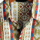 Patchwork Print Short Sleeve Shirt