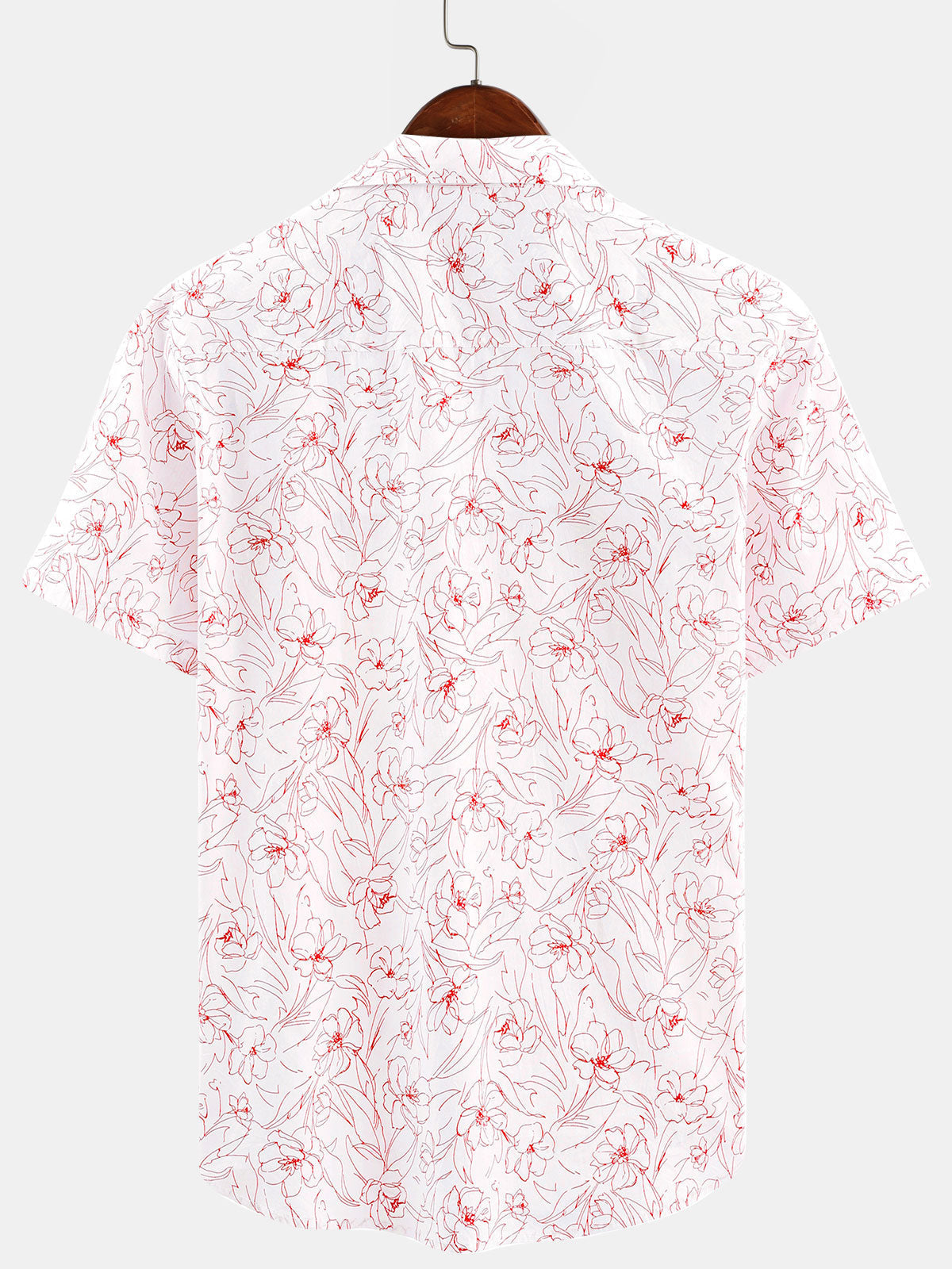 Casual Shirt, Short Sleeves, Floral Print, Summer