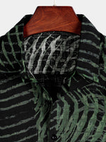 Striped Print Short-Sleeve Shirt