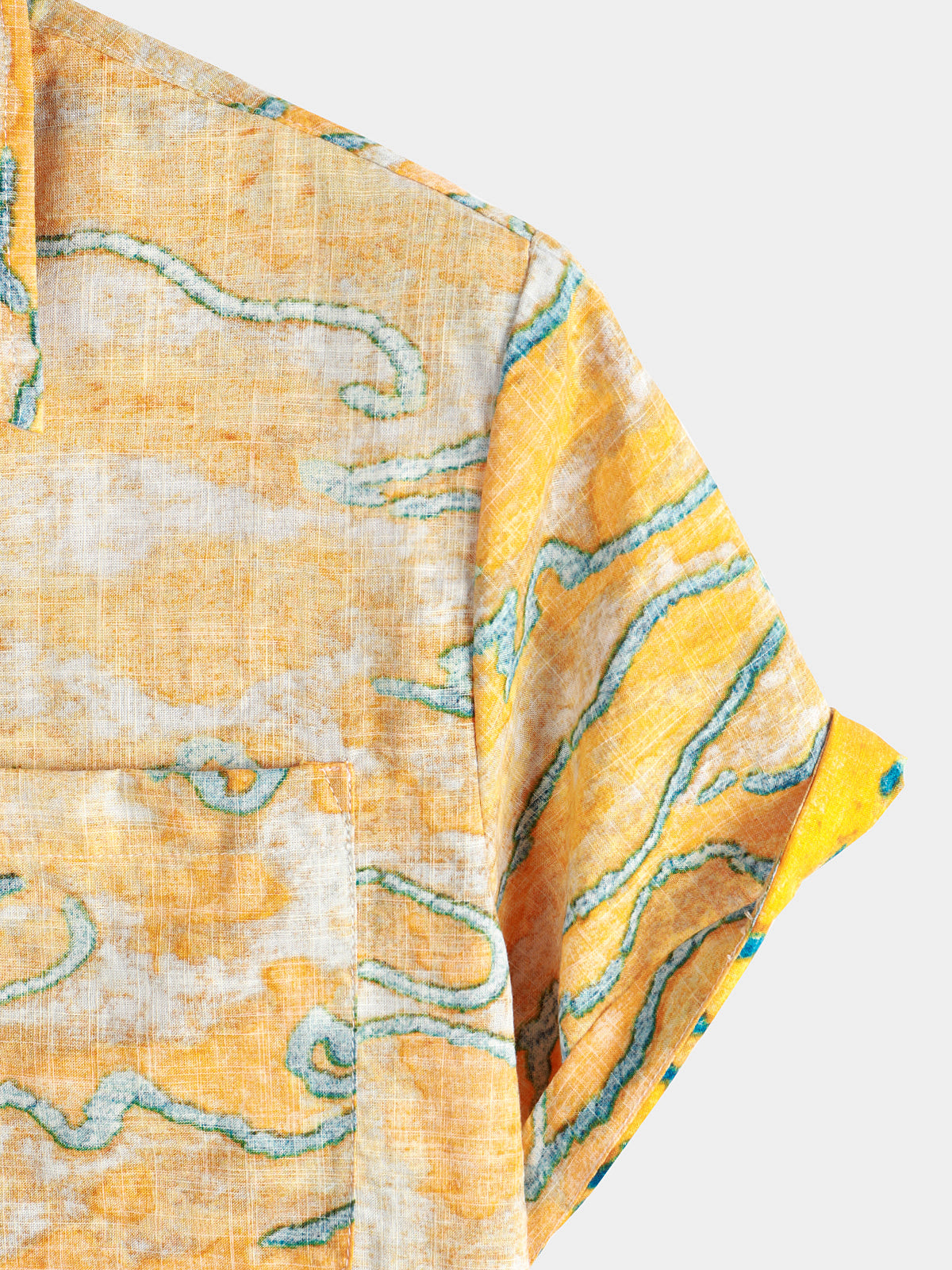 Printed Hawaiian Short Sleeve Shirt