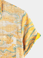 Printed Hawaiian Short Sleeve Shirt