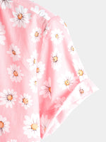 Hawaiian Tropical Floral Print Shirt