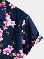 Hawaiian Tropical Floral Print Shirt