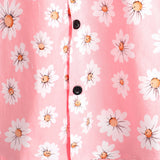 Hawaiian Tropical Floral Print Shirt