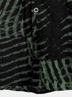 Striped Print Short-Sleeve Shirt