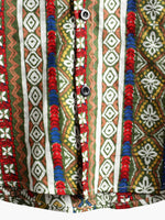 Patchwork Print Short Sleeve Shirt