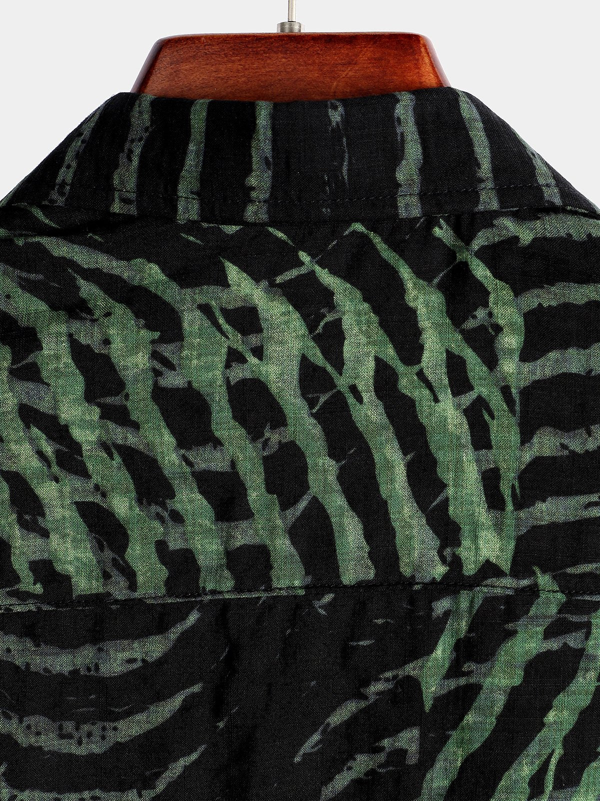 Striped Print Short-Sleeve Shirt