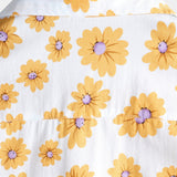 Tropical Hawaiian Flower Shirt with Daisy Print