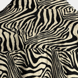 Vintage Summer Tiger Print Short-Sleeve Button-Up Shirt