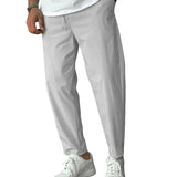 Elegant Tapered Pants with Cuffs