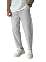 Elegant Tapered Pants with Cuffs