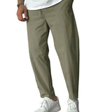 Elegant Tapered Pants with Cuffs
