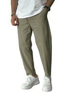 Elegant Tapered Pants with Cuffs
