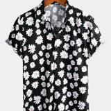 Hawaiian Tropical Floral Print Shirt