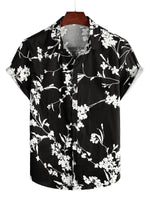 Cotton Casual Shirt with Short Sleeves for Men