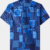 Geometric Hawaiian Patchwork Shirt