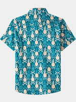 Hawaiian Tropical Resort Pineapple Pattern Shirt