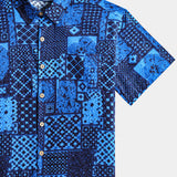 Geometric Hawaiian Patchwork Shirt