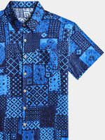 Geometric Hawaiian Patchwork Shirt