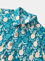 Hawaiian Tropical Resort Pineapple Pattern Shirt