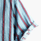 Striped Print Short-Sleeve Shirt