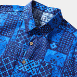 Geometric Hawaiian Patchwork Shirt