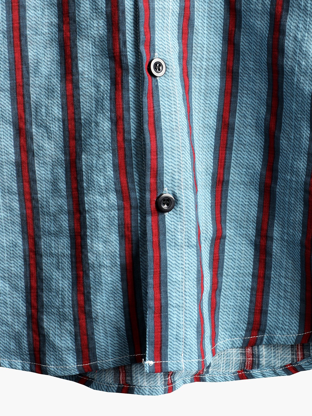 Striped Print Short-Sleeve Shirt