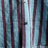 Men's Cotton Shirt with Short Sleeve and Buttons