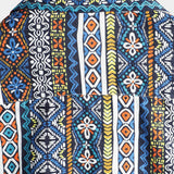 Retro Cotton Boho Shirt with Short Sleeves for Men