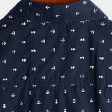 Men's Casual Cotton Short-Sleeve Shirt