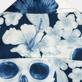 Hawaiian Shirt with Short Sleeves, Skull Pattern for Men