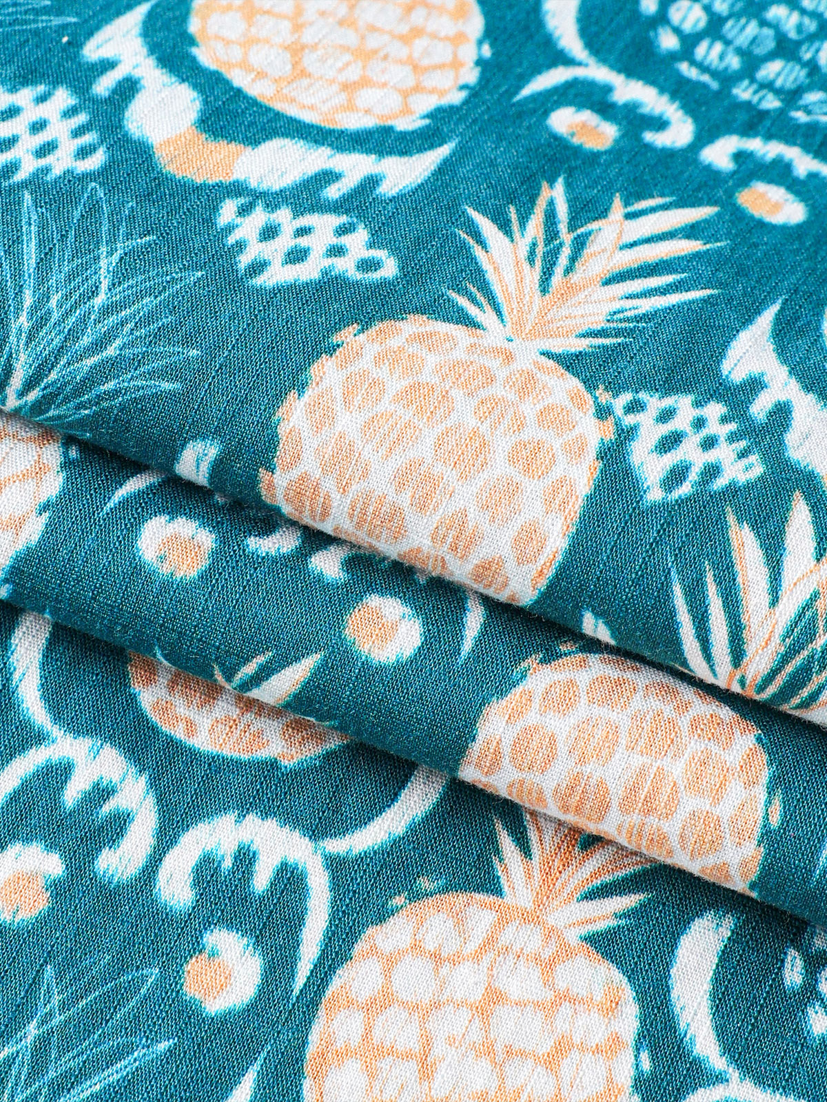 Hawaiian Tropical Resort Pineapple Pattern Shirt