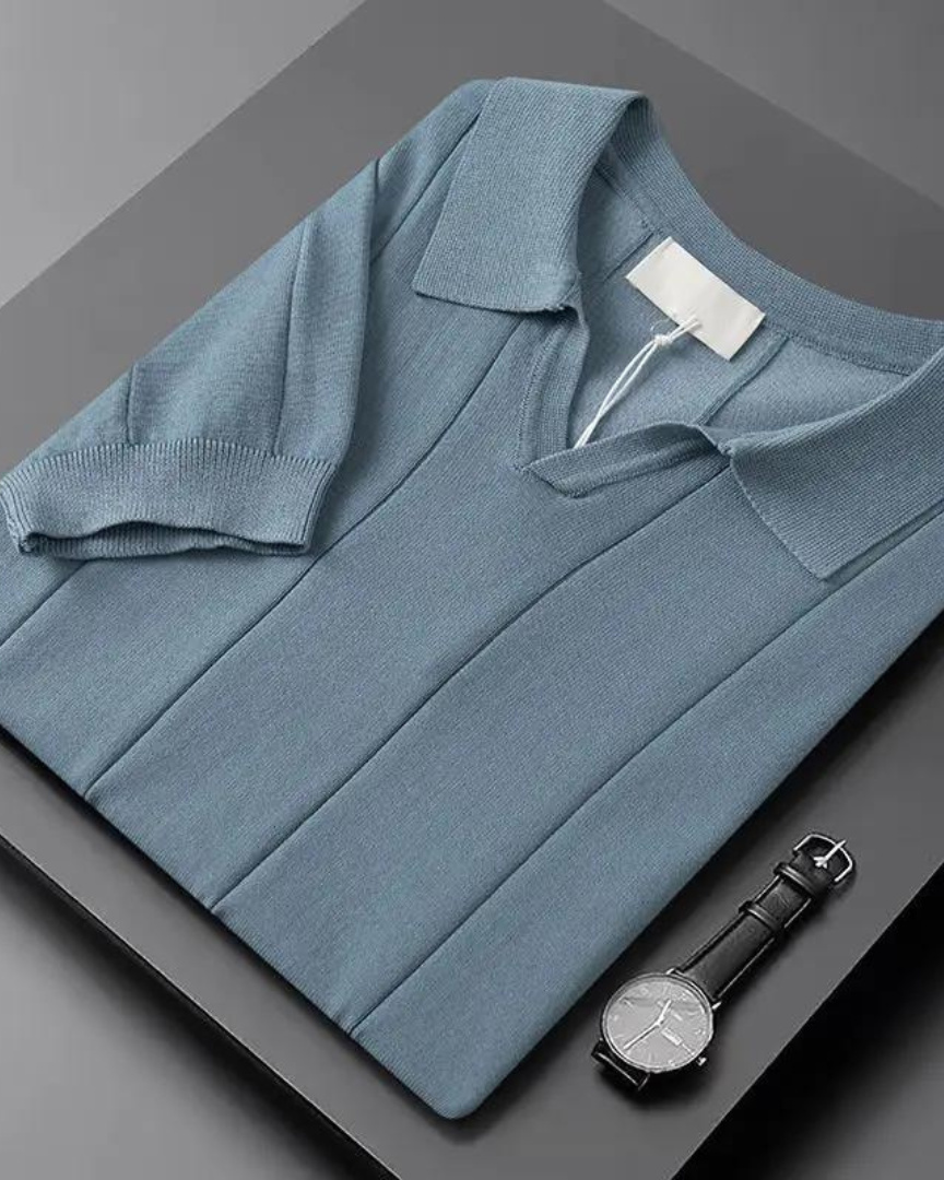 Michal Men's Cotton Polo Shirt, Portofino