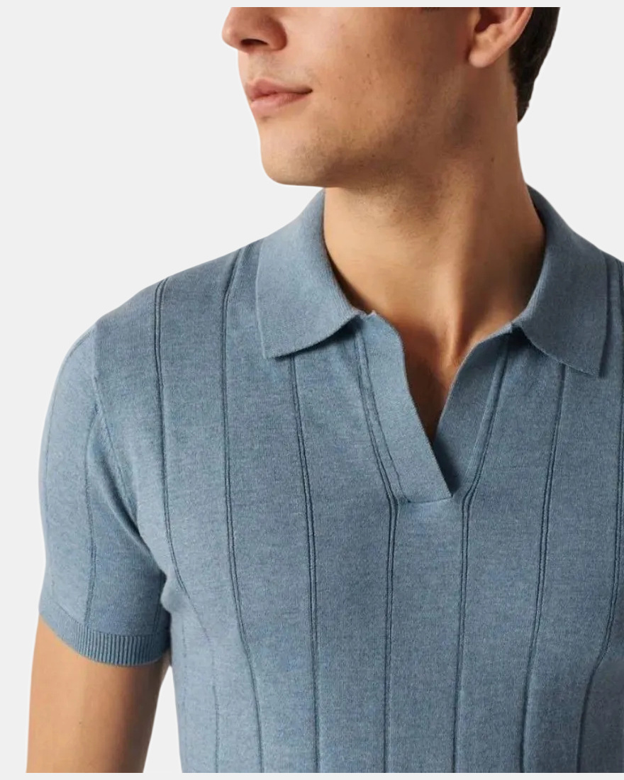Michal Men's Cotton Polo Shirt, Portofino