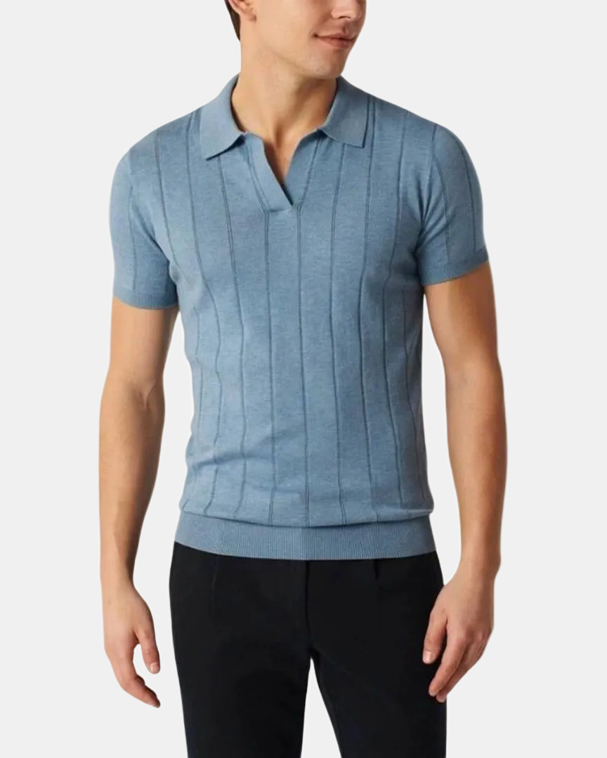 Michal Men's Cotton Polo Shirt, Portofino