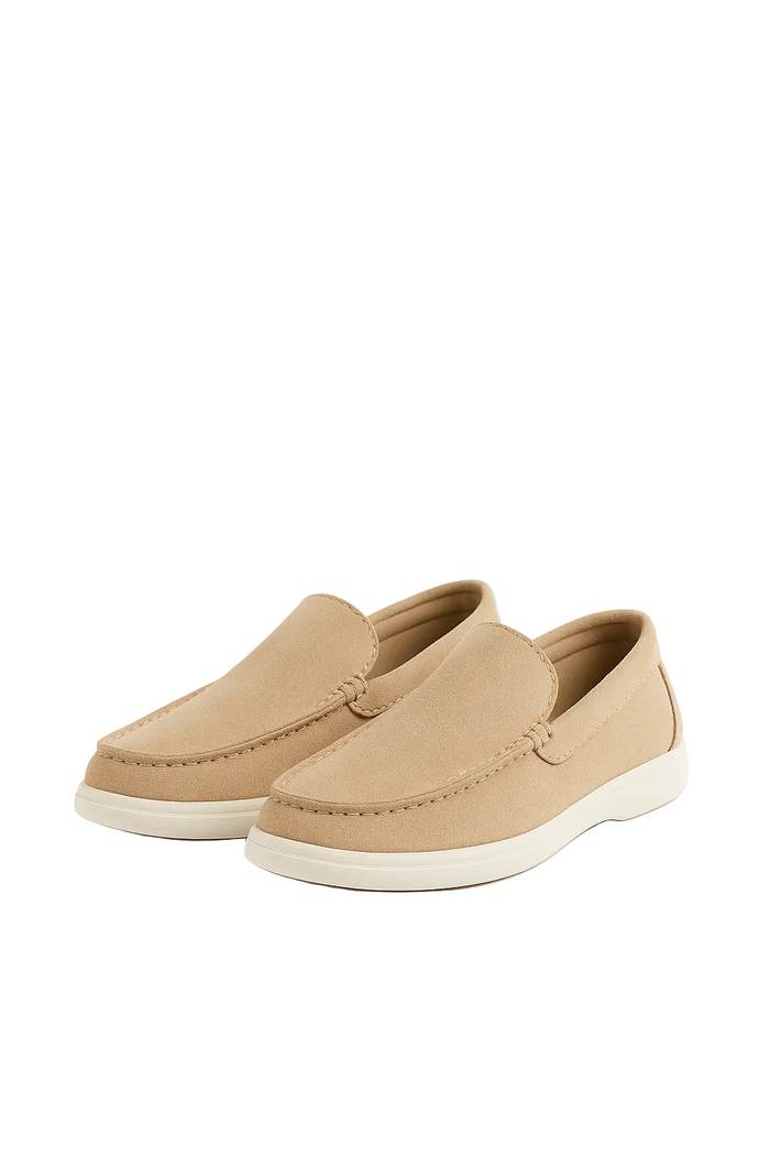 Casual Men's Loafers – Beige