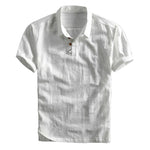 San Julian Polo Shirt with Linen Finish