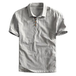 San Julian Polo Shirt with Linen Finish