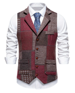 Elegant Patchwork Waistcoat