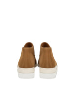 Men's Leather Loafers – Slip-On Chukka Style, Flat Heel – Brown